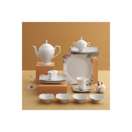 Güral Porselen GBSSPN36KH100725 Sıpınoza 36 Parça 6 Kişilik Kahvaltı Takımı Elegant