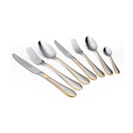 Maxx Doria Lisbon G Decorated 6 Kişilik 42 Parça Çatal Kaşık Bıçak Takımı PA1065