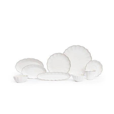 Maxx Doria Flower Platinum 6 Kişilik 29 Parça Kahvaltı Takımı PA2083