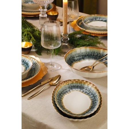 Kütahya Porselen BNLZF27YT8801140 Luz Form 6 Kişilik 27 Parça Yemek Takımı