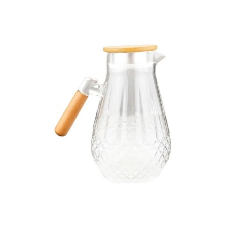 Bambum Glacy Bambu Kapaklı Cam Sürahi B6426