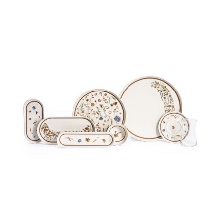 Maxx Doria Daisy 6 Kişilik 28 Parça Kahvaltı Takımı PA2041
