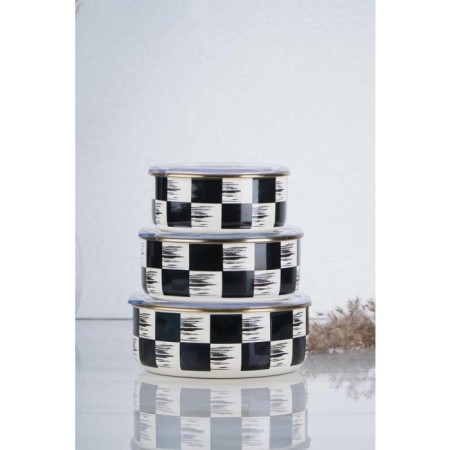 Acar Qualita-King Emaye 3'Lü Saklama Kabı XAP-21-0517