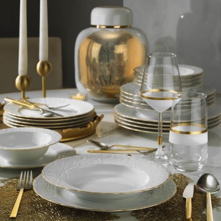 Kütahya Porselen BSK24Y2520 6 Kişilik 24 Parça Yemek Takımı