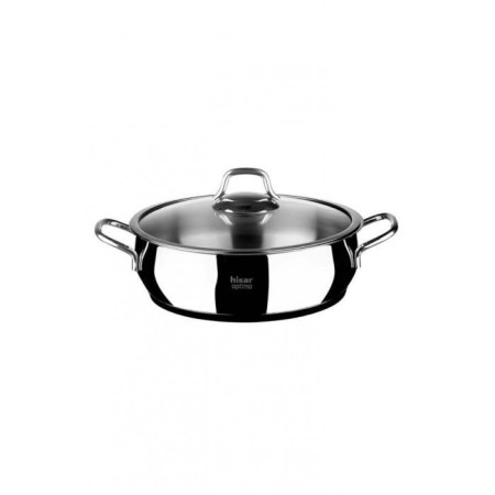 Hisar Optima Bergama Metal Saplı 24x8 Cm Kısa Tencere