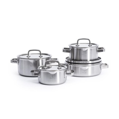 Maxx Doria Steel Forge 8 Parça Tencere Takımı PA3028
