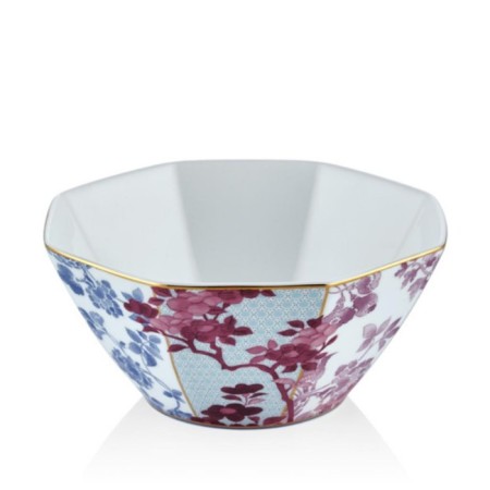 Tea Delight Regency Damask Salata Kase Mavi 15 Cm 5DDC-B40070RD2