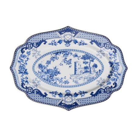 Lucky Art Luzıa Bone Oval Tabak 30 Cm LYBA150