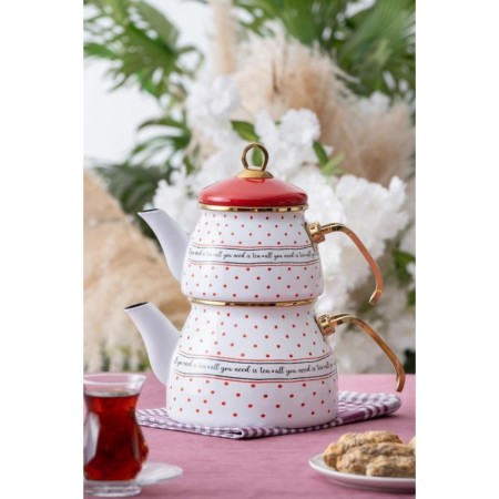 Acar Qualıta-Enjoy Emaye Doroty Çaydanlık XAP-06499