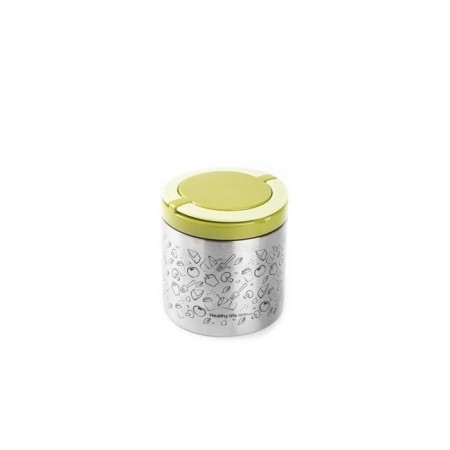 Tantitoni Tedemeı Paslanmaz Çelik Yuvarlak Desenli Yemek Termosu 630 Ml T6569Y630