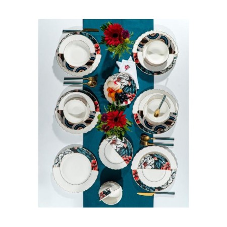 Neva Fion Hibrit 6 Kişilik 24 Parça Yemek Takımı N3508