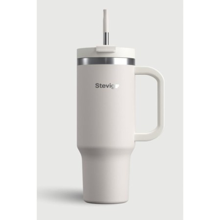 Stevıg 2 Moods Tuck-In Tumbler Sızdırmaz Çelik Termos 900 Ml Whıte Sand ST-242